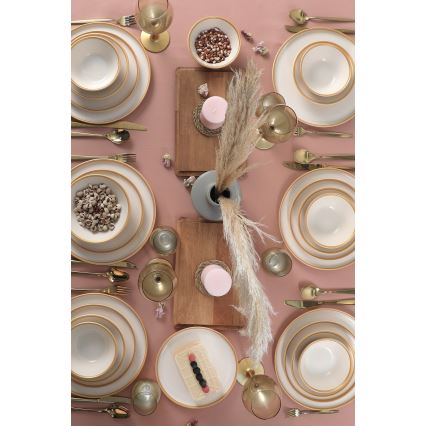 Jedálenská súprava 24 ks béžová/keramika