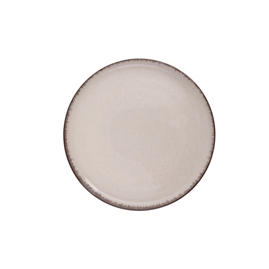 Jedálenská súprava 24 ks béžová/porcelán