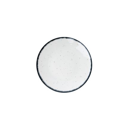 Jedálenská súprava 24 ks biela/čierna/porcelán