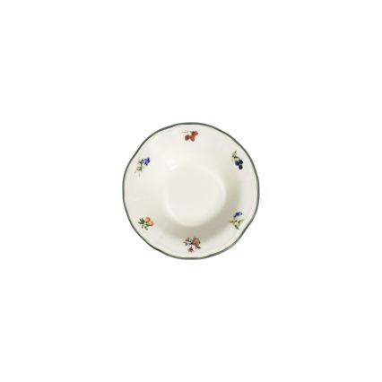 Jedálenská súprava 24 ks biela/zelená/porcelán