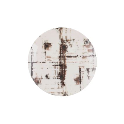 Jedálenská súprava 24 ks hnedá/biela/porcelán