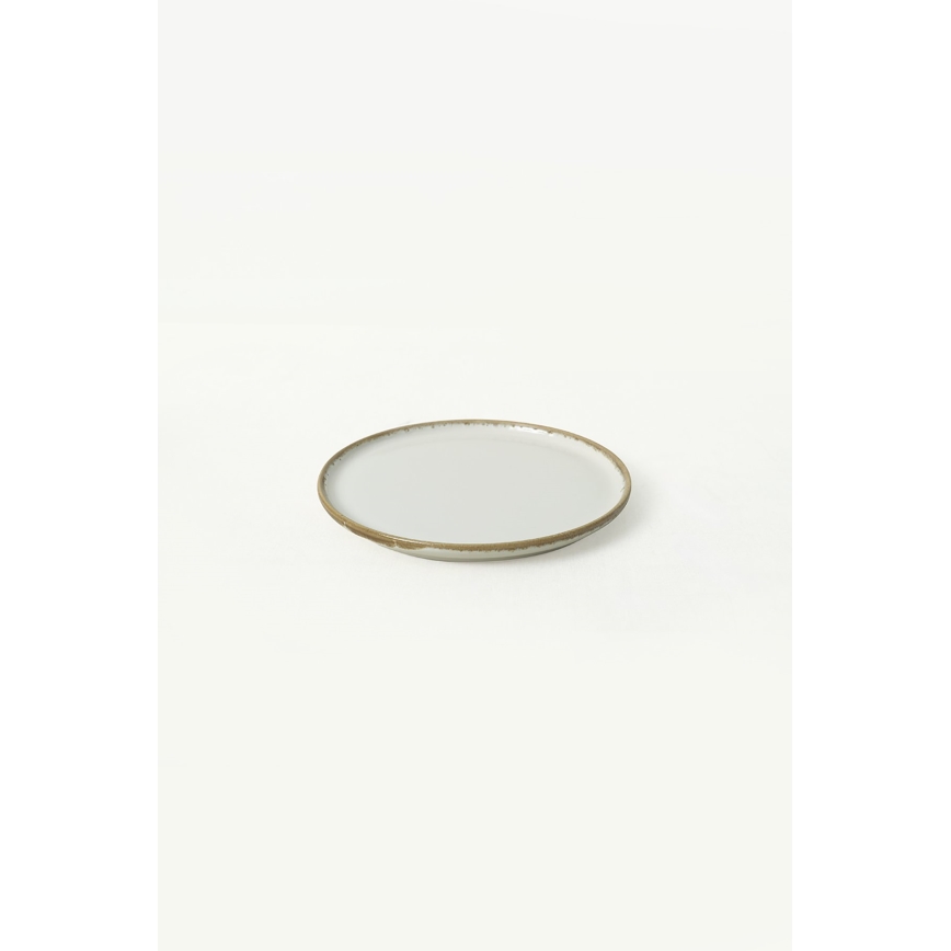 Jedálenská súprava 24 ks krémová/hnedá/keramika