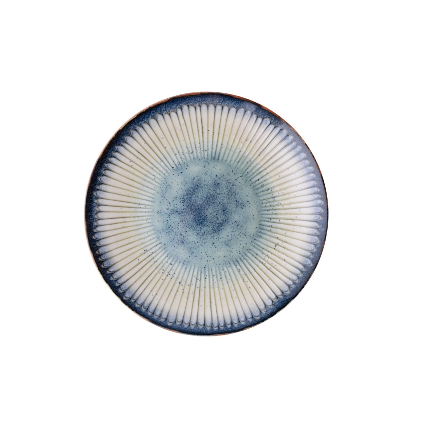 Jedálenská súprava 24 ks modrá/porcelán