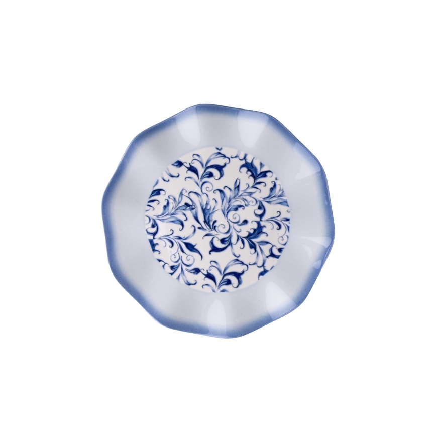 Jedálenská súprava 24 ks modrá/porcelán