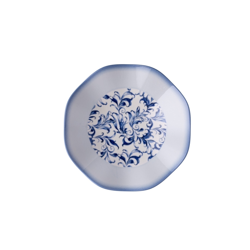 Jedálenská súprava 24 ks modrá/porcelán