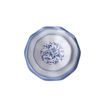 Jedálenská súprava 24 ks modrá/porcelán