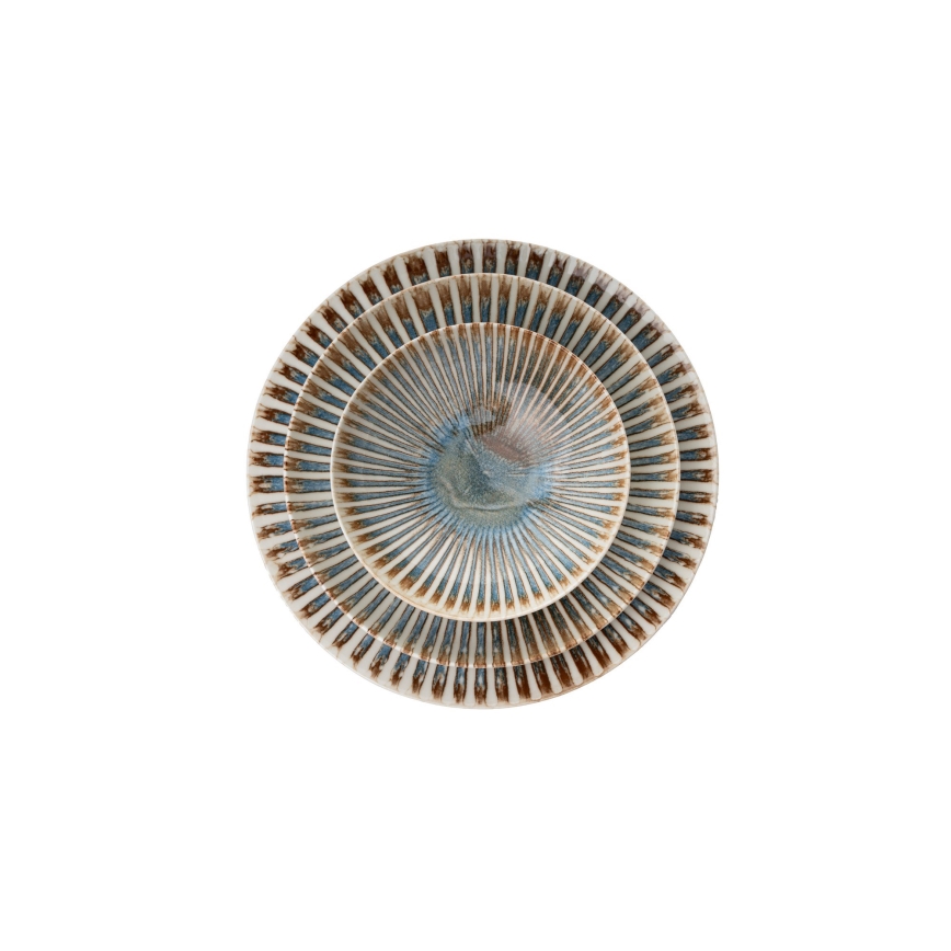 Jedálenská súprava 24 ks pestrofarebná/porcelán