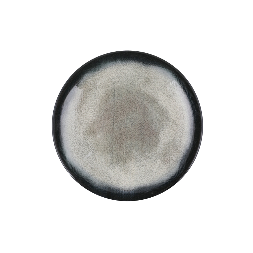 Jedálenská súprava 26 ks modrá/hnedá/porcelán