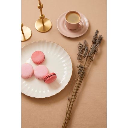 Jedálenská súprava 27 ks biela/zlatá/porcelán