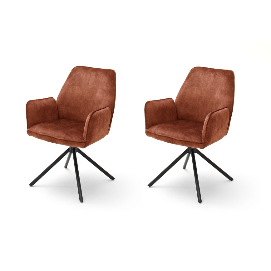 Jedálenské stoličky NEXORO, 2 ks, červené