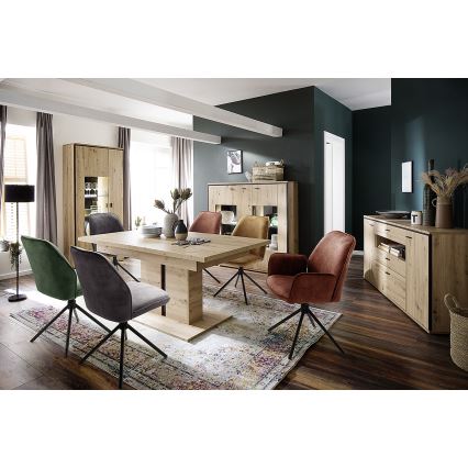 Jedálenské stoličky NEXORO, 2 ks, červené