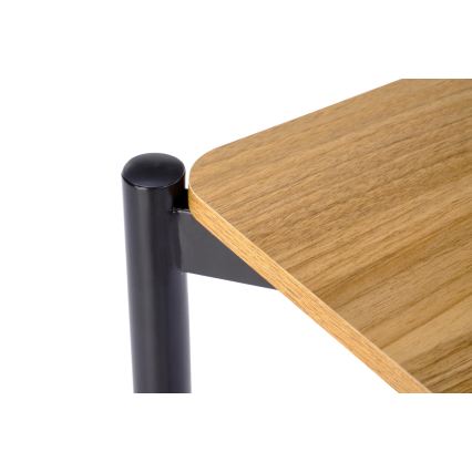Jedálenský set NANDO 84x54 cm sivý/hnedý/čierny