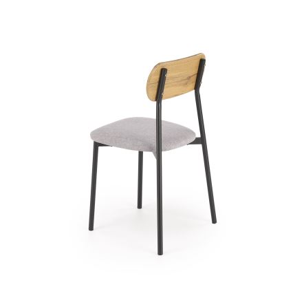 Jedálenský set NANDO 84x54 cm sivý/hnedý/čierny