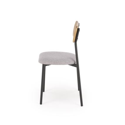 Jedálenský set NANDO 84x54 cm sivý/hnedý/čierny