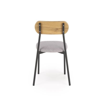 Jedálenský set NANDO 84x54 cm sivý/hnedý/čierny