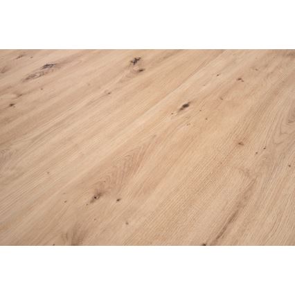 Jedálenský stôl CALMIO dub artisan/čierna