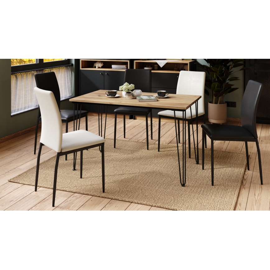 Jedálenský stôl HALIJA v dekore Dub Craft