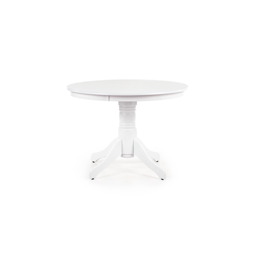 Jedálenský stôl KOTI priemer 106 cm biely