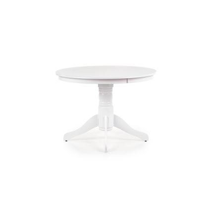 Jedálenský stôl KOTI priemer 106 cm biely