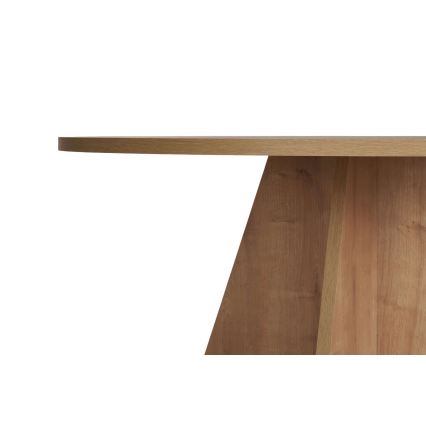 Jedálenský stôl MATIN, priemer 120 cm, dub