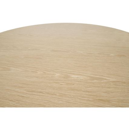 Jedálenský stôl NICOLAS, priemer 120 cm, hnedý