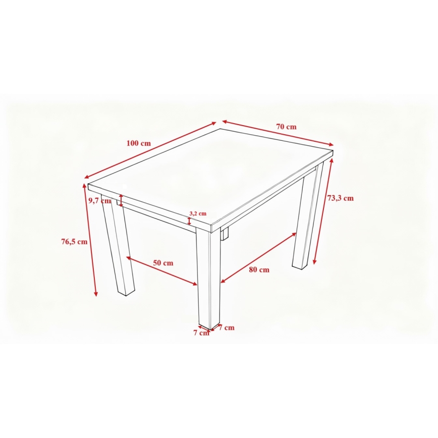 Jedálenský stôl NOAH dub