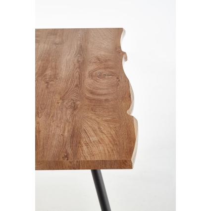 Jedálenský stôl SOLACE dub/čierny