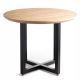 Jedálenský stôl SURI 78x100 cm čierna/hnedá