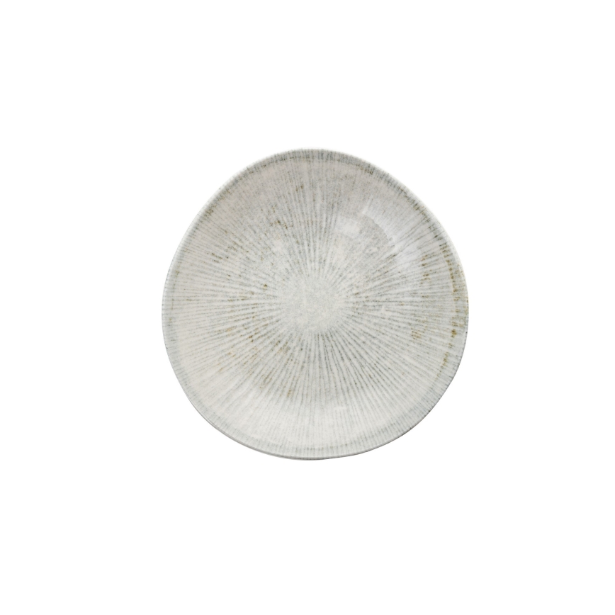 Jedálna sada 24 ks sivá/porcelán