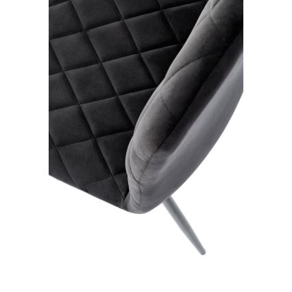 Jedálna stolička ORIS, 1 ks, čierna