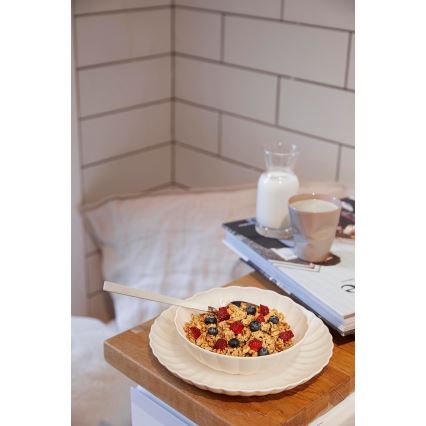 Jedálna súprava 18 ks biela/porcelán