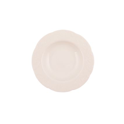 Jedálna súprava 24 ks krémová/porcelán
