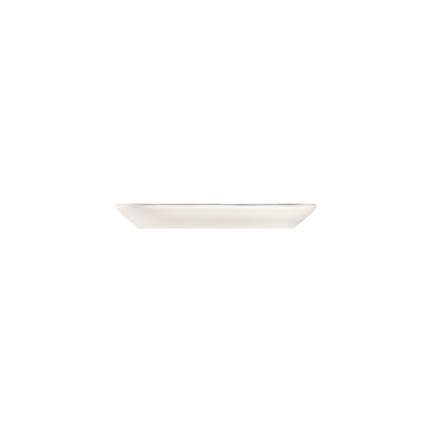 Jedálna súprava 53 ks krémová/strieborná/porcelán
