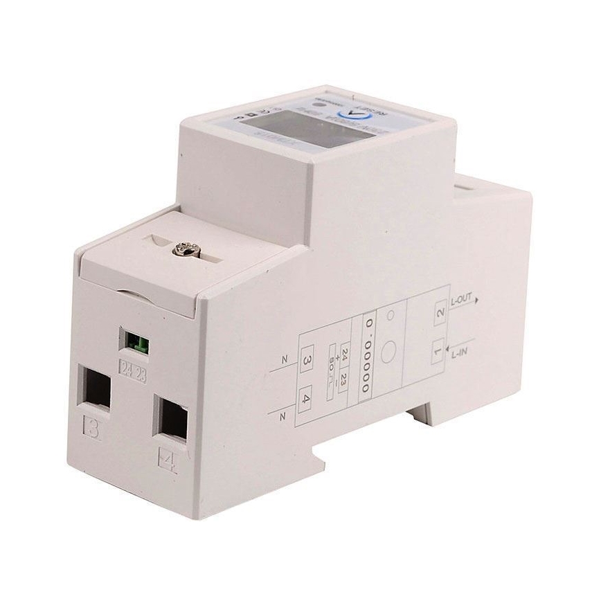 Jednofázový elektromer na DIN lištu DDS015