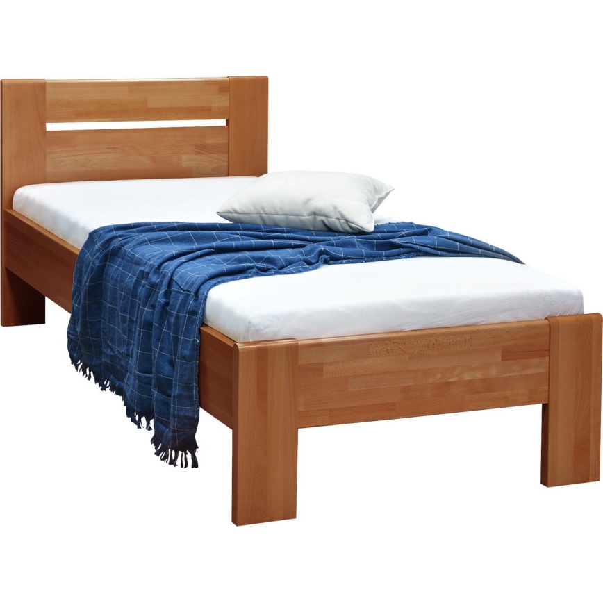 Jednolôžková posteľ AMBER 90x200 cm orech