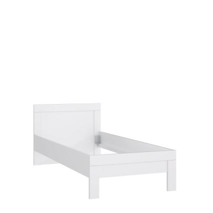 Jednolôžková posteľ SNOWIE 90x200 cm biela