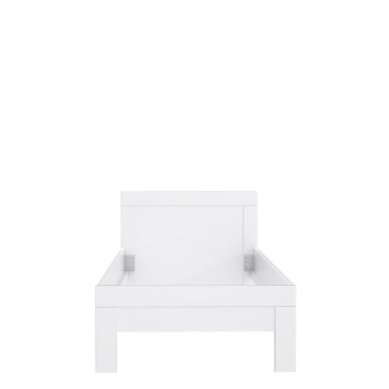 Jednolôžková posteľ SNOWIE 90x200 cm biela