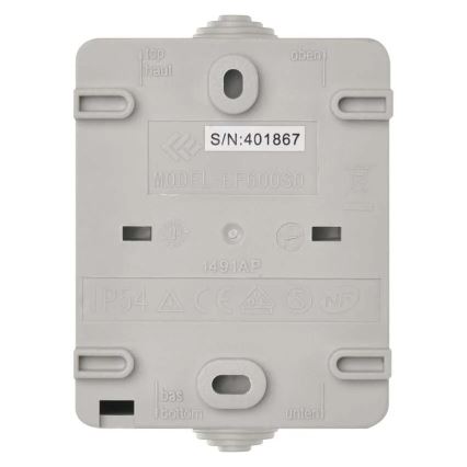 Vypínač 1-tlačidlový IP54