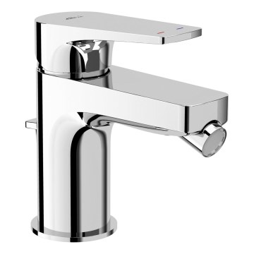 JIKA H3411X10041111 - Bidetová batéria + výpusť bez prepadového otvoru CUBITO 12,8 cm lesklý chróm