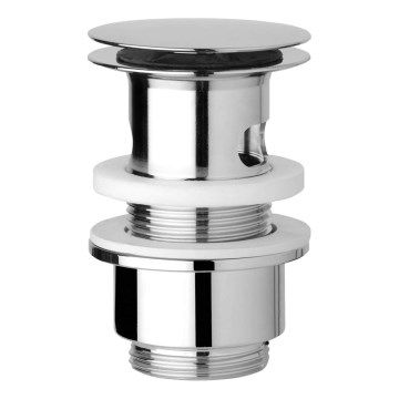 JIKA H3917100040001 - Výpusť do umývadla CLICK-CLACK, priemer 6,3 cm, lesklý chróm