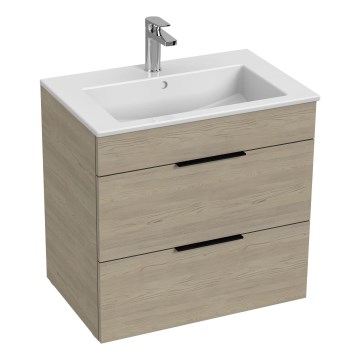 JIKA H4536021765141 - Kúpeľňová skrinka s umývadlom CUBE 60,7x65 cm jaseň