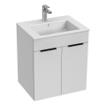 JIKA H4536111763001 - Kúpeľňová skrinka s umývadlom CUBE 60,7x55 cm biela