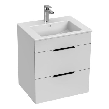 JIKA H4536121763001 - Kúpeľňová skrinka s umývadlom CUBE 60,7x55 cm biela