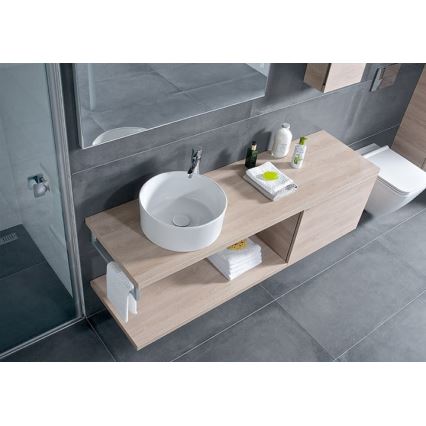 JIKA H8184200001121 - Umývadlo na dosku CUBITO pr. 40 cm keramika/biela