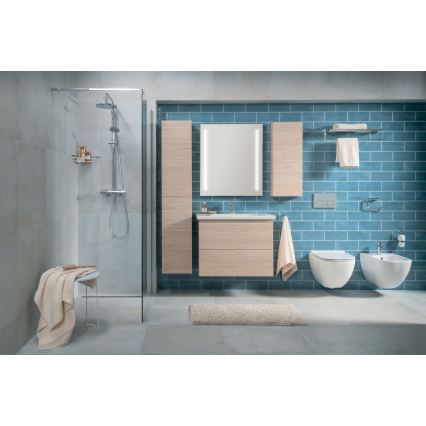 JIKA H8317121003021 - Závesný bidet MIO keramika/perlovobiela