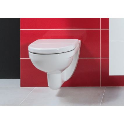 JIKA H8663850000001- Závesné WC LYRA keramika/biela + WC sedátko LYRA duroplast/biela