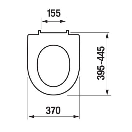 JIKA H8903850000631 - WC doska SoftClose LYRA duroplast/biela