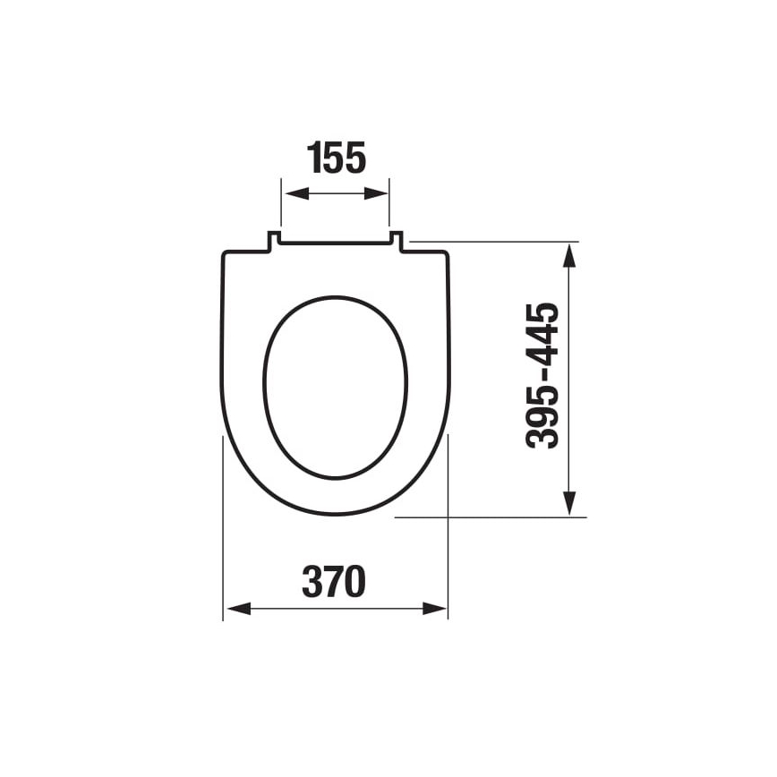 JIKA H8903850000631 - WC doska SoftClose LYRA duroplast/biela
