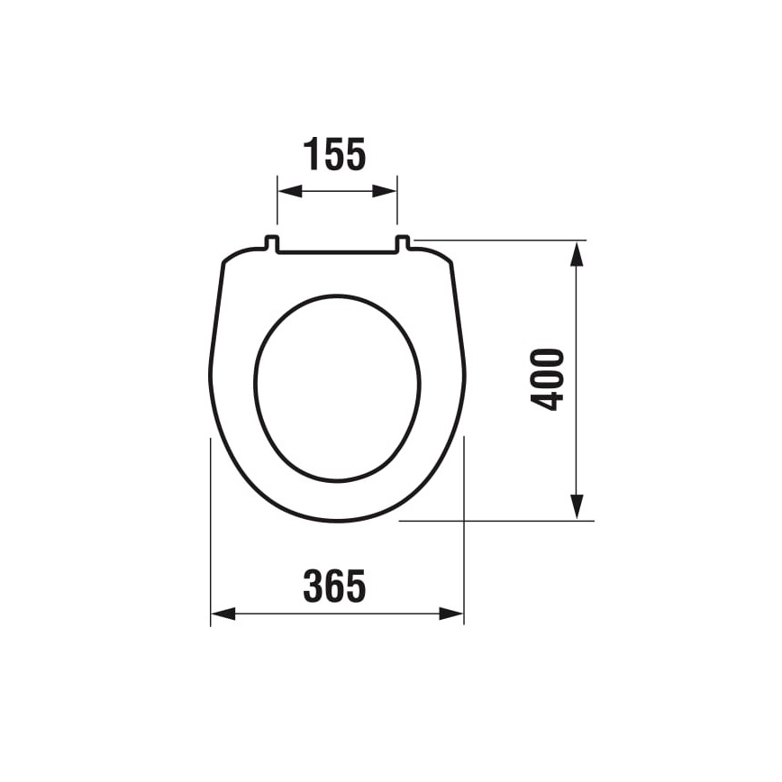 JIKA H8933830000001 - WC sedadlo LYRA, termoplastové, biele