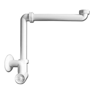 JIKA H8942460000001 - Umývadlový sifón CUBITO DN40 biela